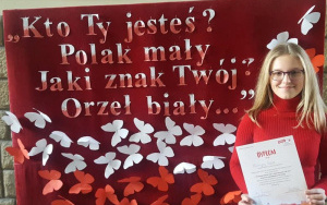 Katarzyna Gądek została Laureatką konkursu - Listy do przyszłości, który został złożony w Wawelskiej Kapsule Czasu